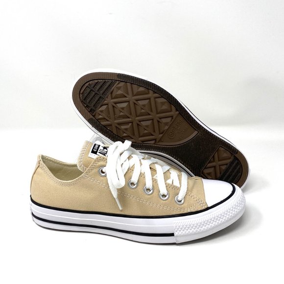Converse CTAS OX Farro Beige Low Sneakers Canvas M - Picture 3 of 9